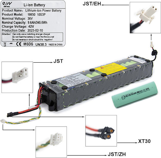 Lithium Battery Pack 36V 7.8Ah Suitable For Original Xiaomi M365 Electric Scoote