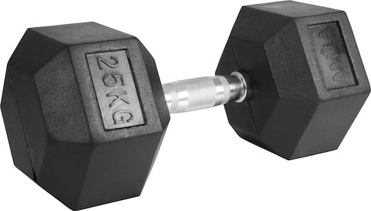 AMILA Haltere Hexagonale Din Cauciuc 1 x 32,50kg