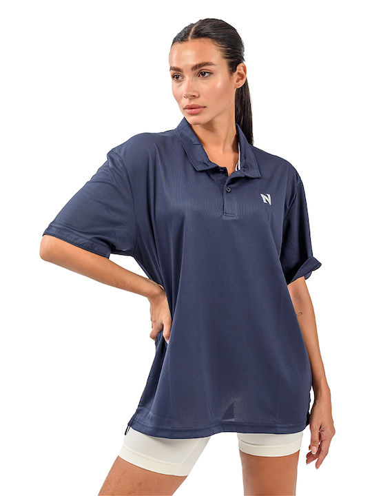 Energy Men's Athletic Short Sleeve Blouse Polo Navy