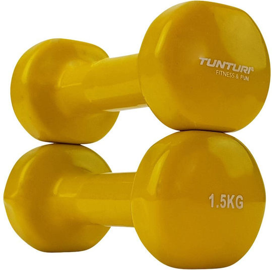 Tunturi Haltere Vinil Hexagon 1 x 1.5kg