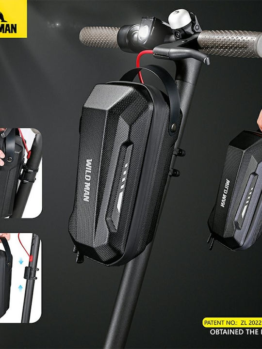Wildman Gears GD9X Plus Τσαντάκι Τιμονιού Ποδηλάτου 3lt Μαύρο