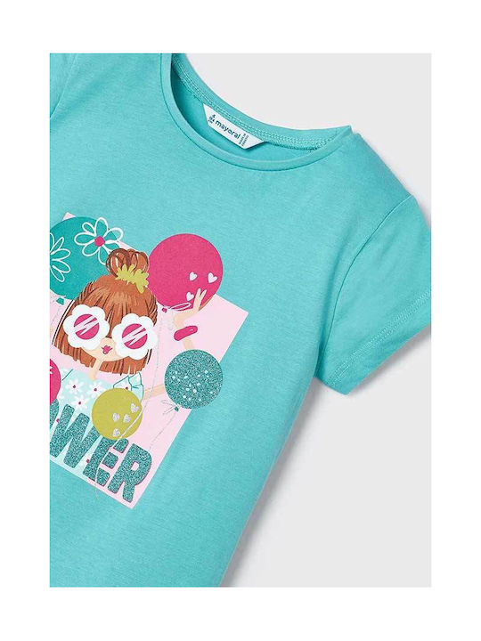 Mayoral Kids T-shirt turquoise