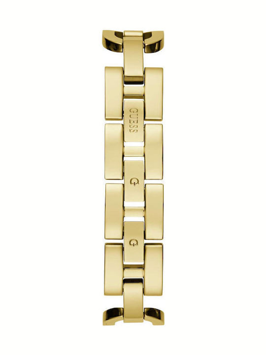 Guess Women's Watch Chronograph with Gold Metal Bracelet