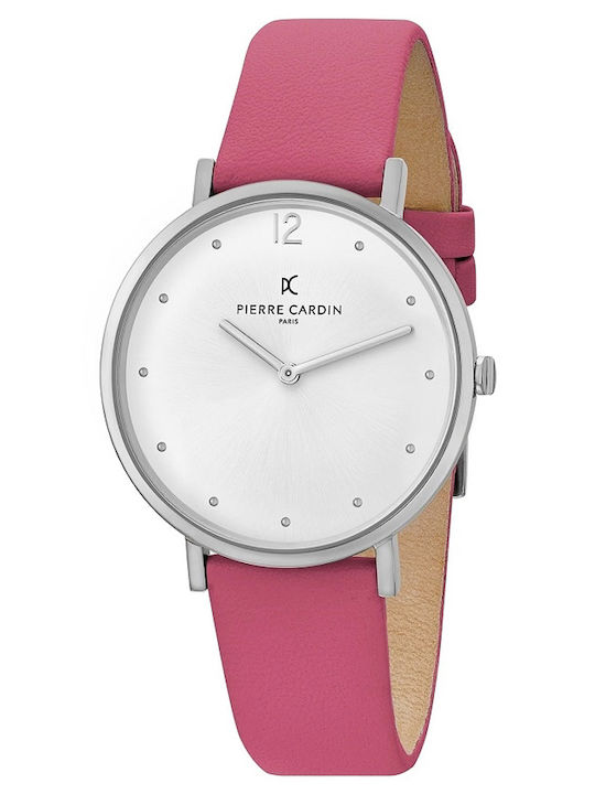 Pierre Cardin Belleville Simplicity Кварцов Часовник с Кожена Каишка