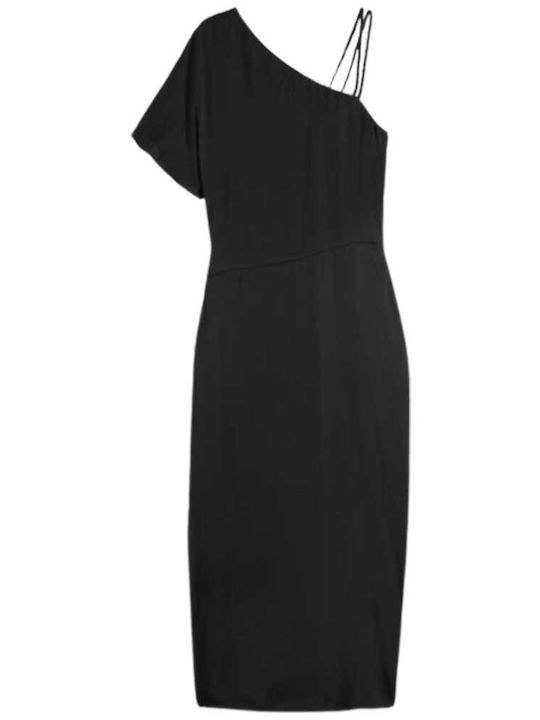 Scotch & Soda Midi Evening Dress Evening Black