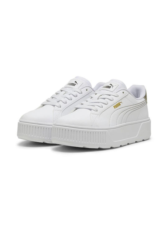 Puma Karmen Metallic Shine Sneakers White