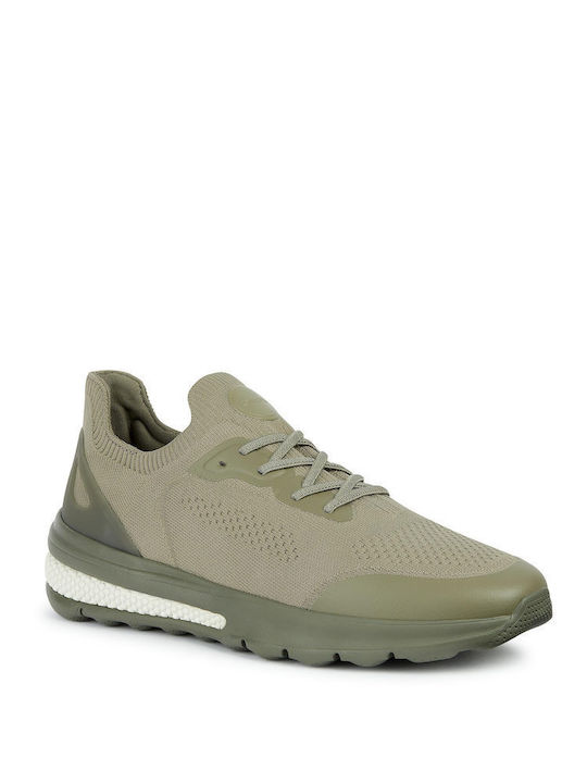 Geox U Spherica Actif A Sneakers Πράσινα