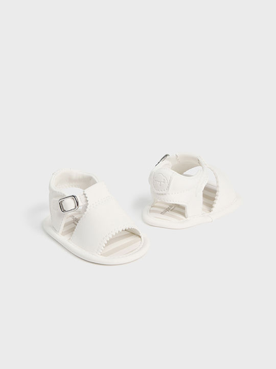 Mayoral Baby Sandals White