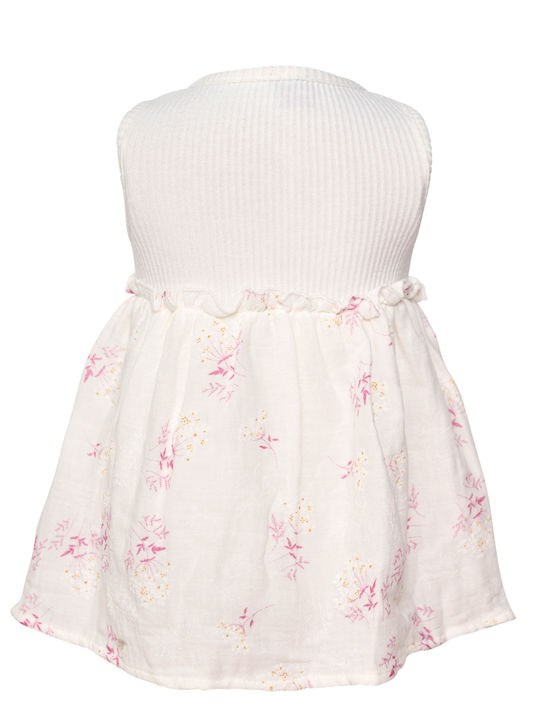 Rochie pentru Copii Floral Ecru