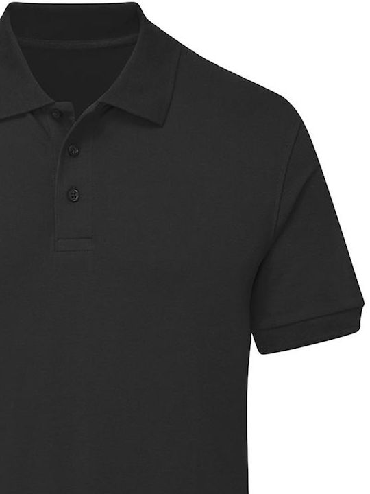 Bluză Polo Signature Stretch pentru bărbați SG SGPolo Stretch Dark Black