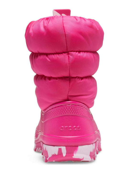 Classic Neo Puff Boot Kids Snow Boots Fuchsia