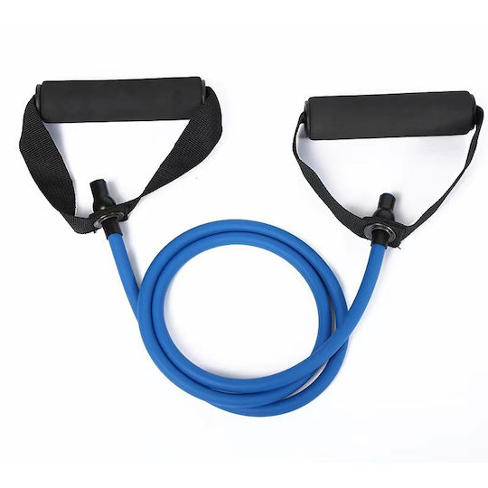 Powertech Widerstandsbänder Gymtube Mäßig mit Griffen Blau 1,2m 1.2m
