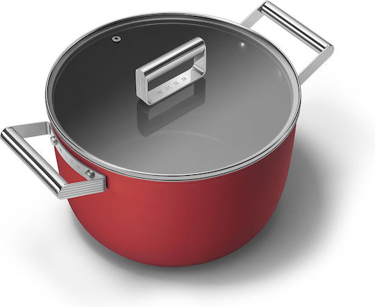 Smeg Βαθιά Κατσαρόλα από Αλουμίνιο 7.7lt / 26cm