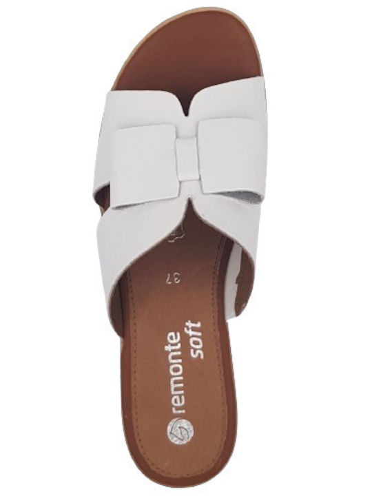 Anatomic Women's Leather Platform Wedge Sandals White