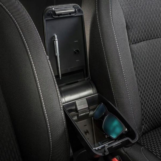 Rati Armster Car PU Armrest for Volkswagen T5 / T6 Black