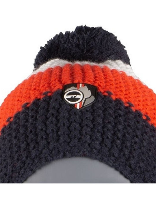 Pom Pom Beanie Unisex Beanie in Roșu color