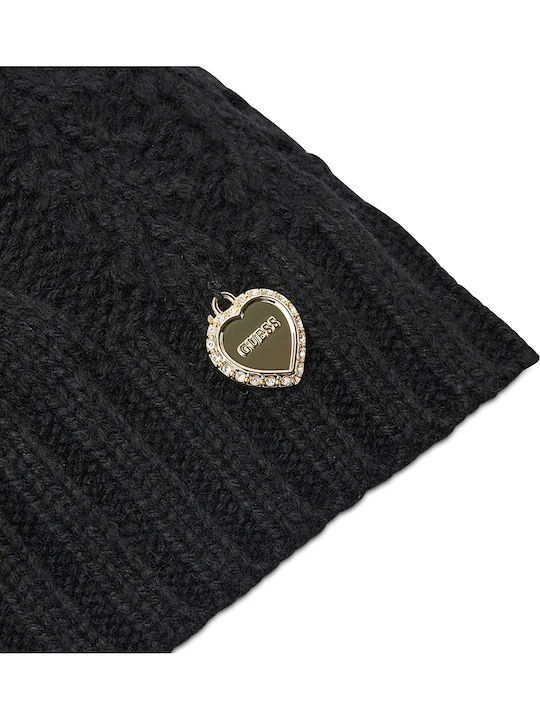 Beanie Unisex Beanie Knitted in Black color