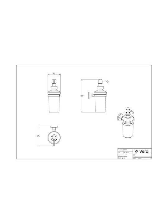 Verdi Sigma Spender Glas