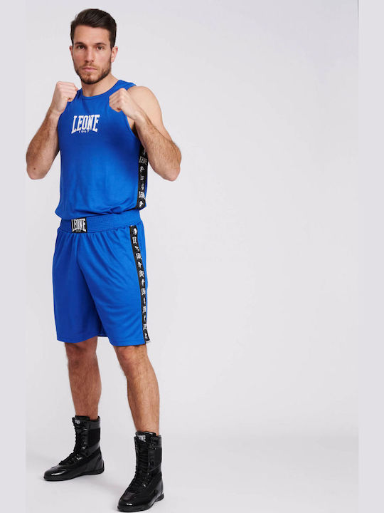 Leone Ambassador Men's Boxing Shorts Blue