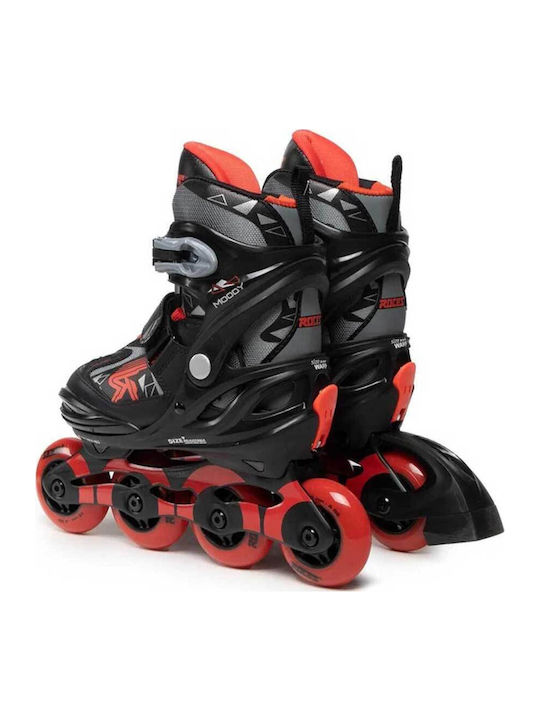 Roces Moody Inline Αυξομειούμενα Rollers Μαύρα Παιδικά