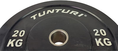 Tunturi Scheibenset Olympischen Typs Gummierte 1 x 20kg Φ50mm