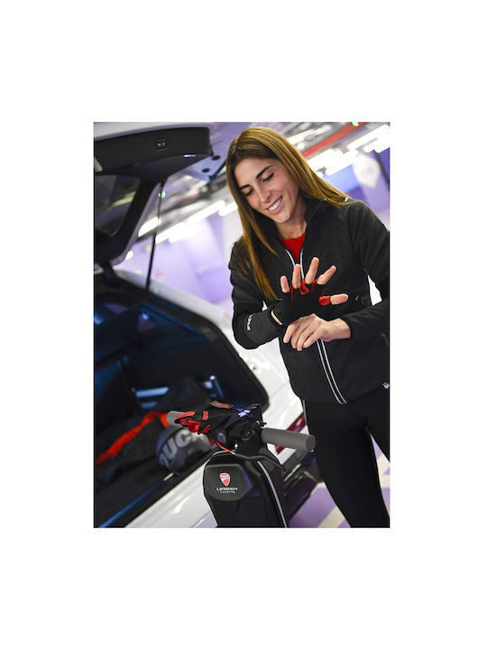 Ducati Halber Finger Fahrradhandschuhe Schwarz