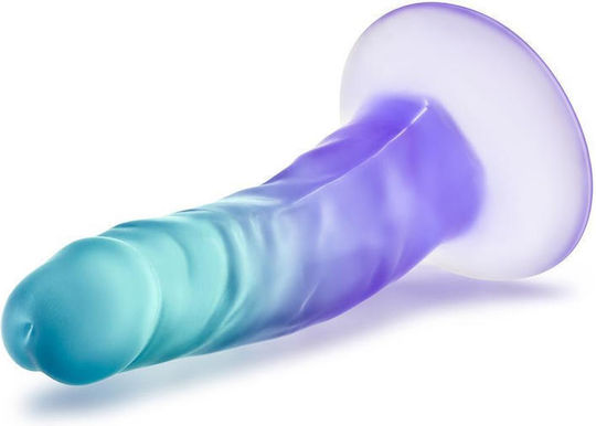 Blush B Yours Morning Dew Glass Dildo With Suction Cup Indigo 13cm