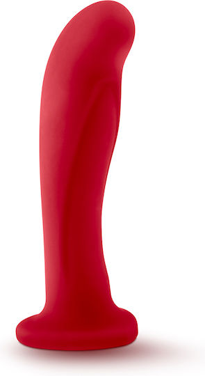 Blush Temptasia Jezebel Dildo με Βεντούζα Κόκκινο 15cm