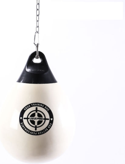 Live Pro Synthetic Speed Punching Bag 4kg White