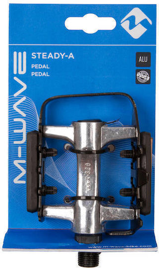 M-Wave Steady-A Flat Bicycle Pedals Black