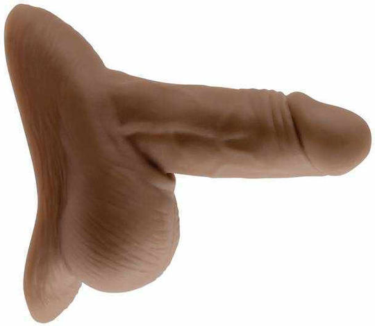 Gender X Stand To Pee Packer Ρεαλιστικό Dildo με Όρχεις Dark 13cm