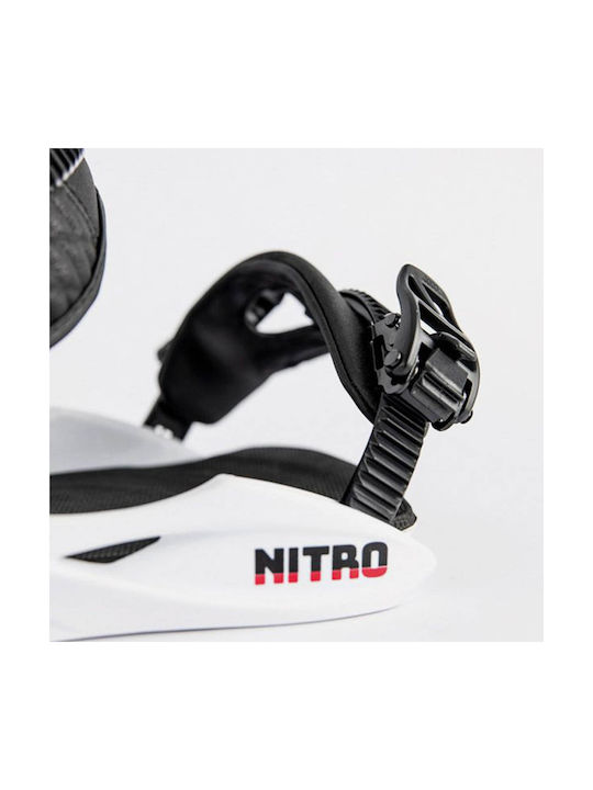 Nitro Legături Snowboard pentru bărbați Alb Culoare