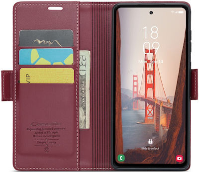 Caseme Series Wallet Synthetic Magnetic Red (Galaxy S23 FE)