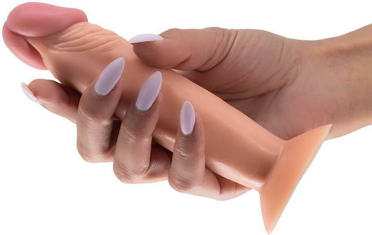 Crushious Dildo Realistic Cu Ventuză Flesh 17cm
