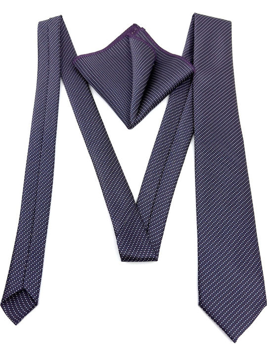 Legend Accessories Set de Cravată pentru Bărbați Tipărit în Culorea Violet