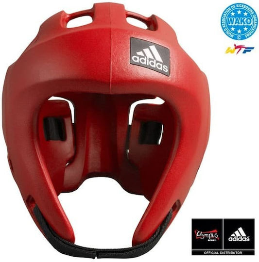 adidas Adizero WAKO/WTF ADIBHG028 ADIBHG028 Κάσκα Taekwondo Κόκκινη Κόκκινη
