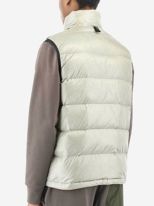 La Martina Men's Sleeveless Puffer Jacket Pussywillow Grey