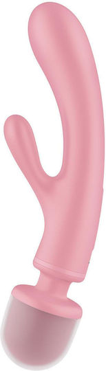 Satisfyer Triple Lover Mini Δονητής G-Spot 2cm Ροζ