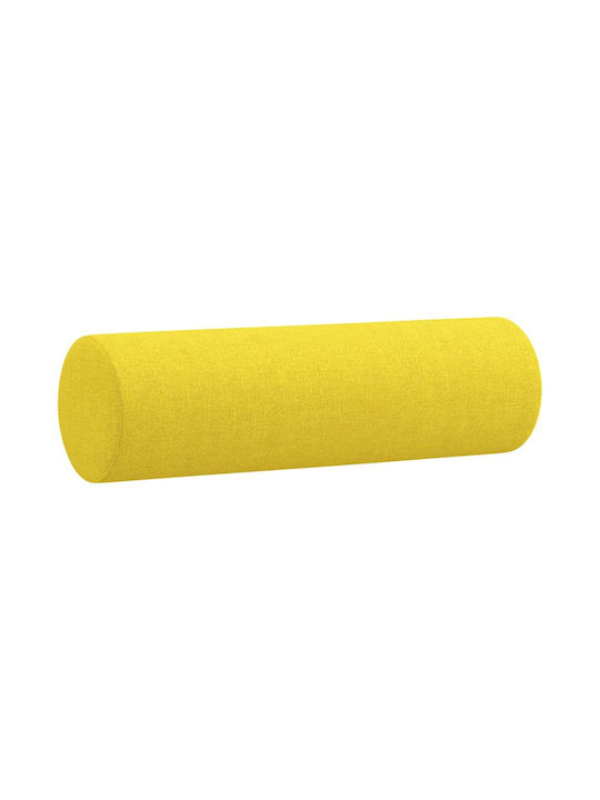 Three-Seater Couch Light Yellow 198x77x80cm