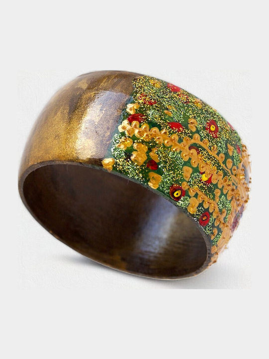 Artifact Women's Bracelet 7.5cm Wood-4