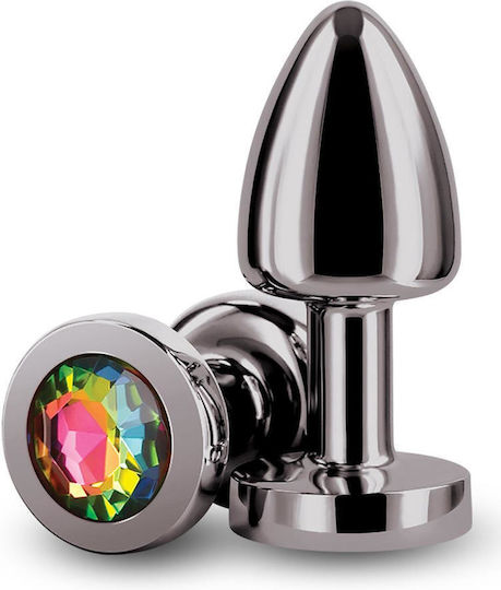 Ns Novelties Rear Assets Πρωκτική Σφήνα Petite Small Gunmetal Rainbow
