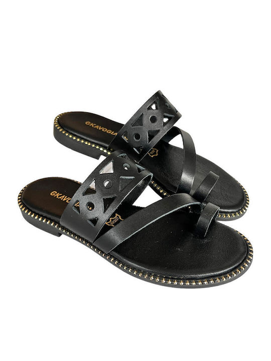 Sandale Casual Damă din Piele Negru