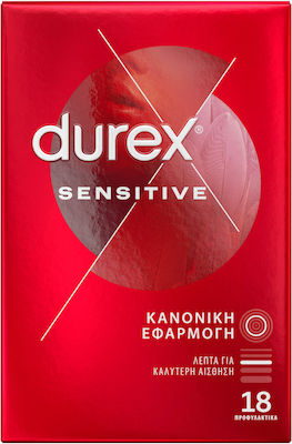 Durex Sensitive Thin Condoms 18pcs