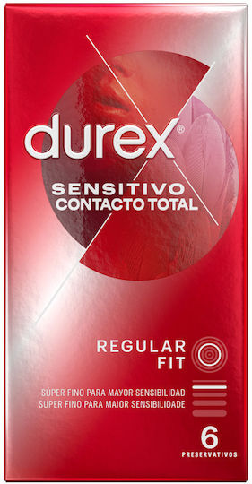 Durex Durex Sensitive Kondome 6 Stück 52 mm Natürlich