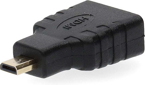 Nedis Μετατροπέας micro HDMI male σε HDMI female Χρυσό 1τμχ (CVGB34907BK)