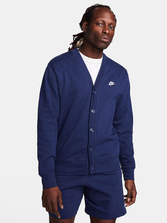 Club Fairway Cardigan Ανδρική Ζακέτα Navy Μπλε