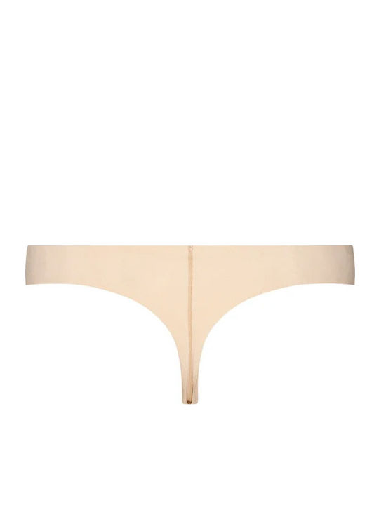 Damen Zeichenfolge Nahtlos Beige