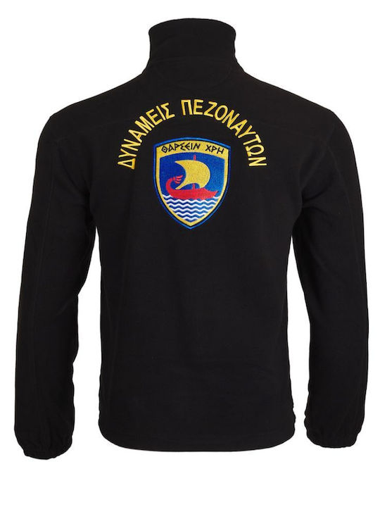 Woodland Ловна Жилетка Флийс Черен