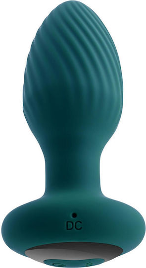 Playboy Spinning Tail Teaser Vibrator Anal Albastru 16cm