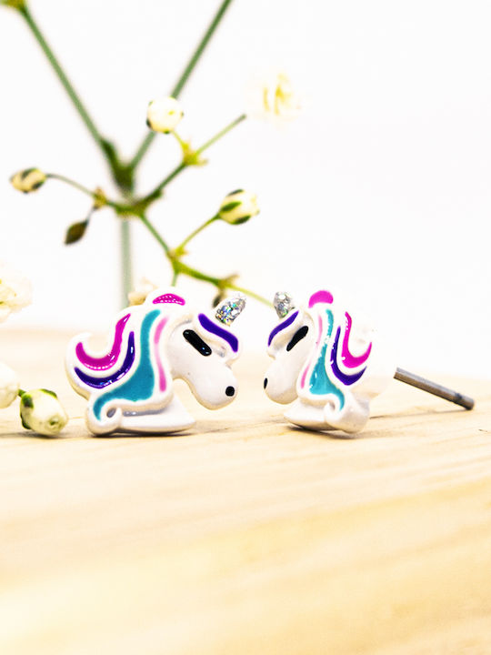 Ear Sense Hypoallergenic Kids Earrings Studs Unicorns